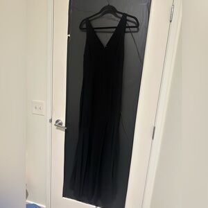 Reformation black maxi dress